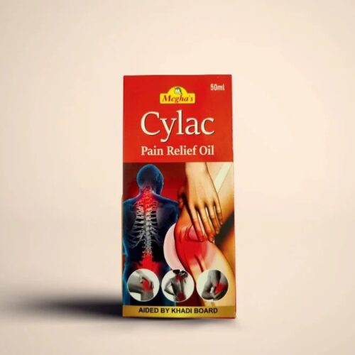 Megha's Cylac Pain Relief Oil 50ml Pack of 2 (50ml x 2)