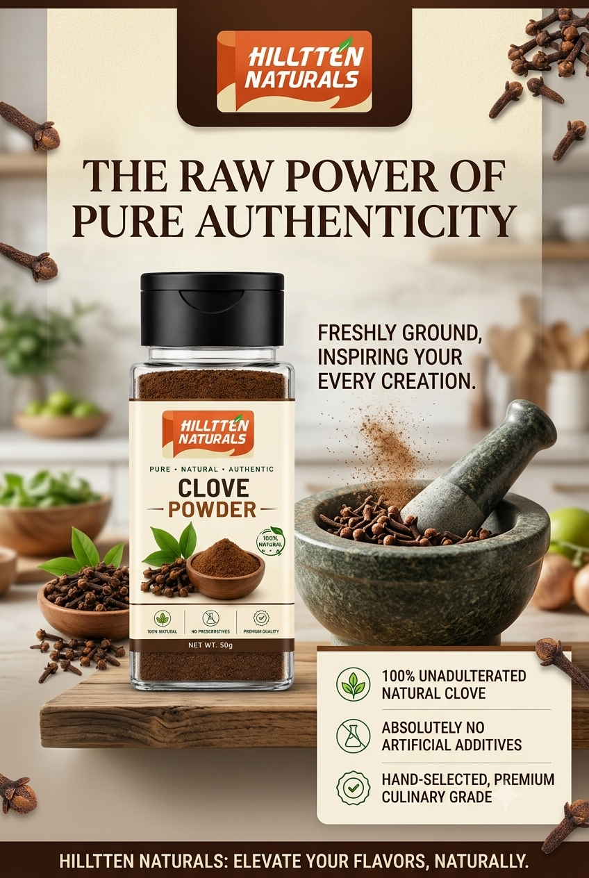 Hilltten Naturals Clove Powder 50g - Image 2